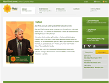 Tablet Screenshot of alunffredjones.plaidcymru.org