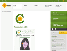 Tablet Screenshot of councillor.plaidcymru.org
